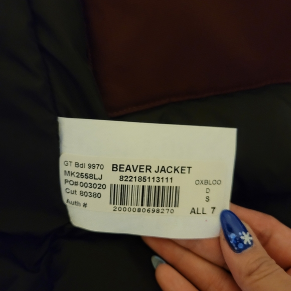 Moose Knuckle Oxblood Beaver Jacket NWT - Picture 2 of 8